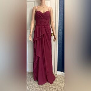 Wtoo Burgundy Maxi Dress